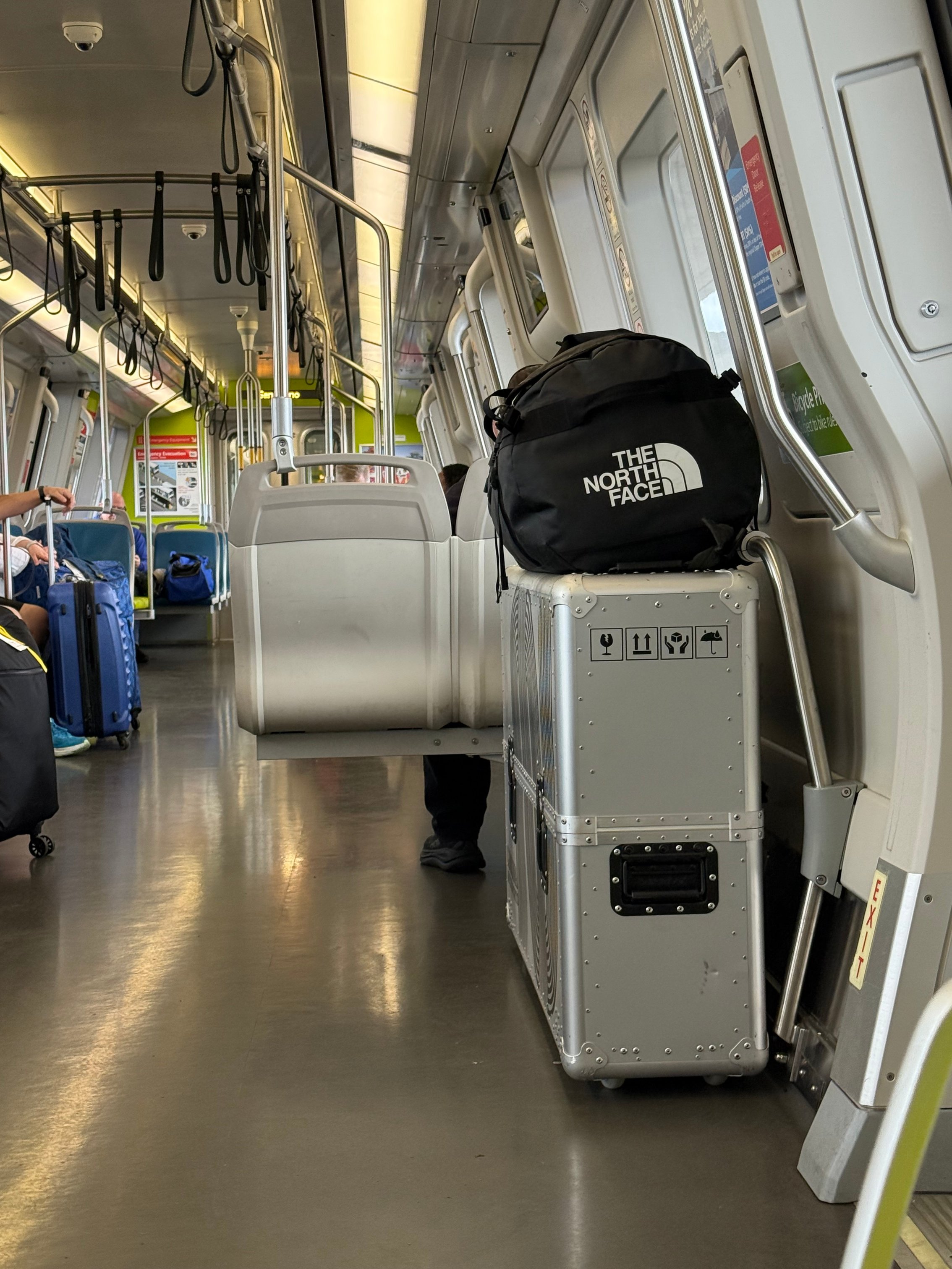 Carolina Multisports on BART in San Francisco