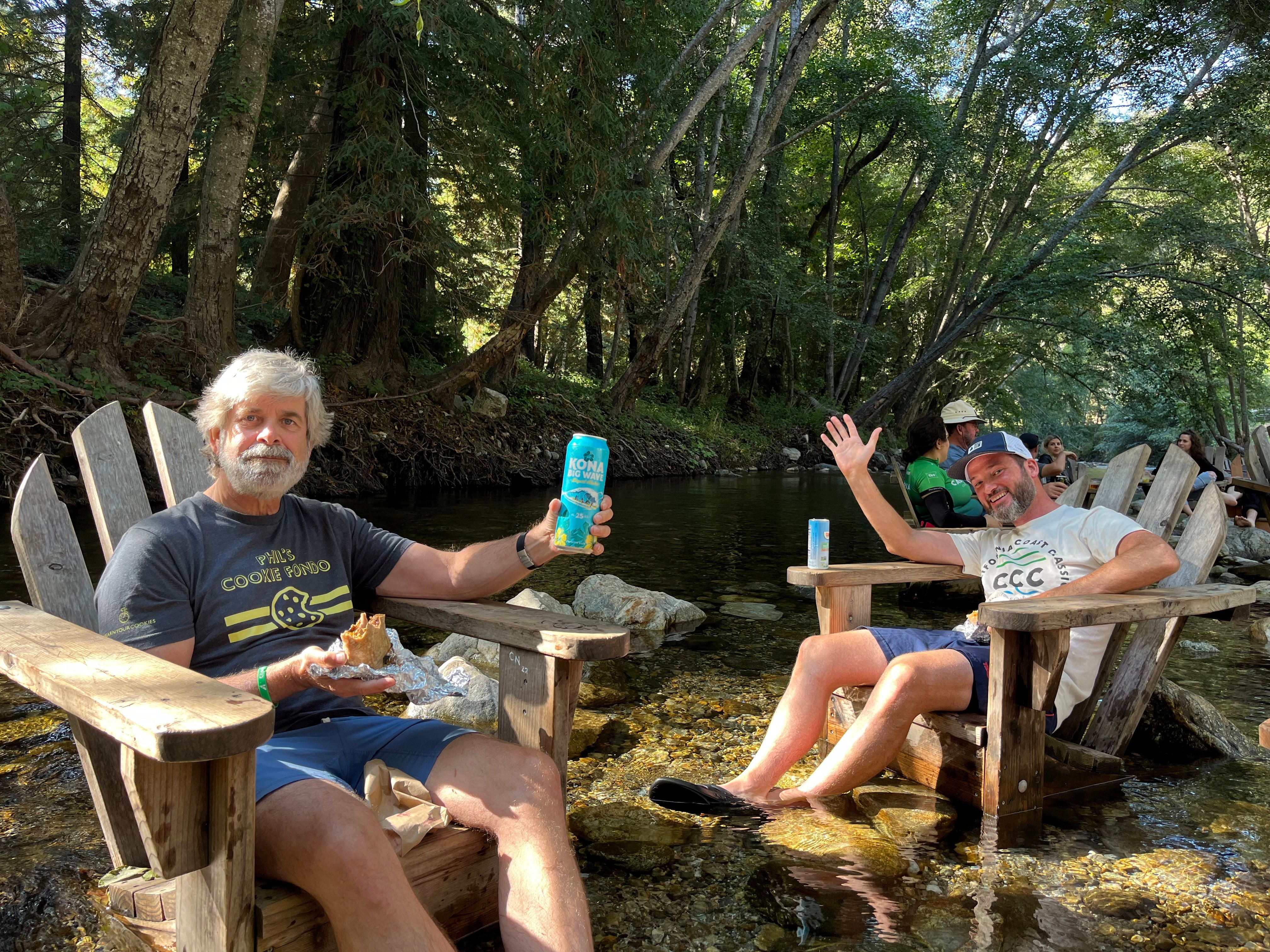 Dinner in Big Sur River