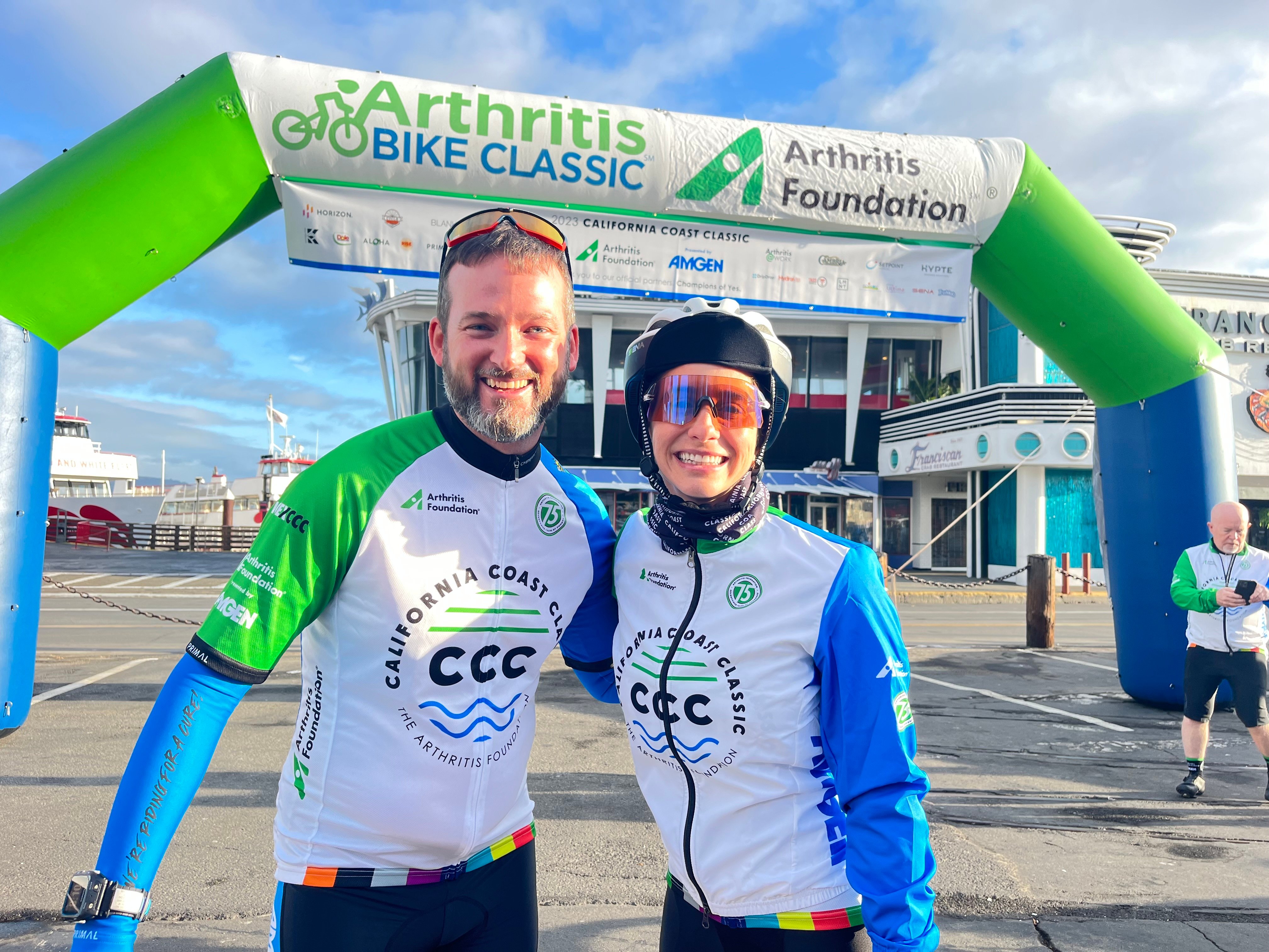 Joel Young and Regina Luppi at the California Coast Classic